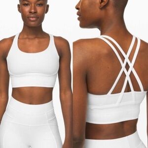 Lululemon white sports bra